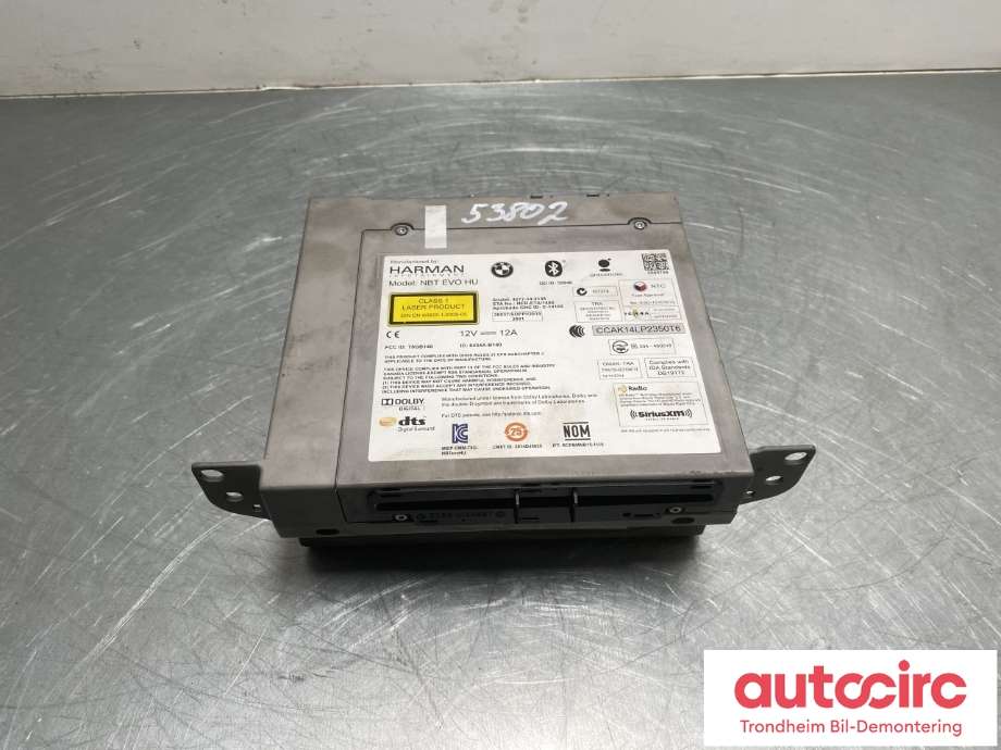 Bilstereo til BMW X3, 2010-2017 (F25) (F25) (HARMAN|65126833451)