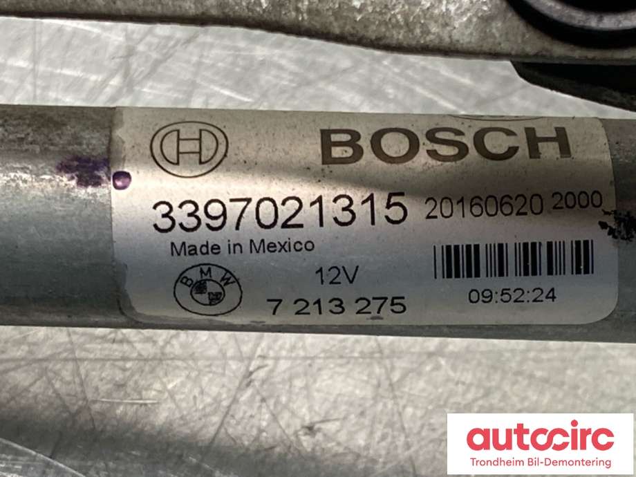 Viskeroverføring til BMW X3 2010-2017 (F25) (F25) (BOSCH|7213275|61 61 5 A3E DC5|3397021315)