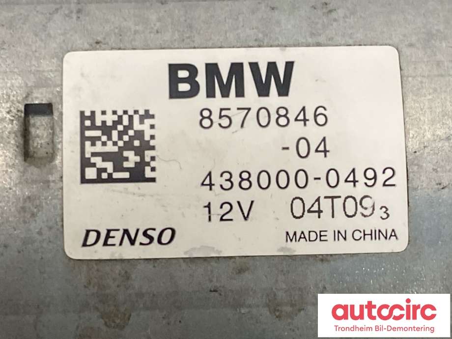 Starter diesel til BMW X3 2010-2017 (F25) (F25) (DENSO|12 41 8 570 846|438000-0492|)