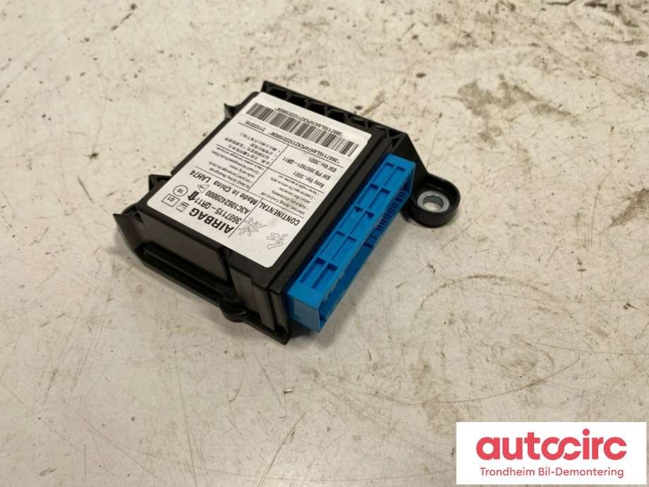 Styreenhet airbag hovedsensor til Hongqi E-HS9 2022-->>  (CONTINENTAL|3607115-QR11|A3C1062420000|3607801-QR01)