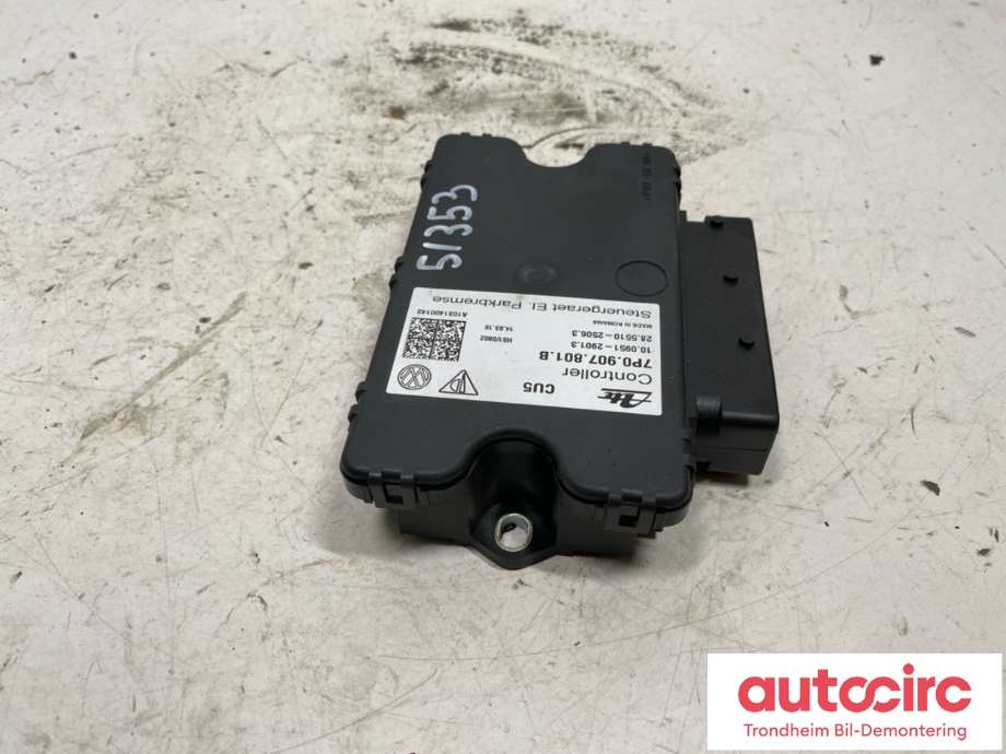 Styreenhet elektrisk parkbrems (EPB - Electric Parking Brake) til Porsche Cayenne 2010-2017 (92A) (92A) (958 618 109 00|958 618 109 02|7P0 907 801 B)