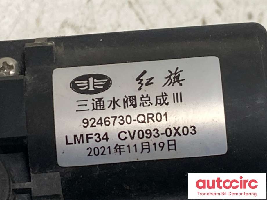 Ventil vann til Hongqi E-HS9 2022-->> (9246730-QR01|)
