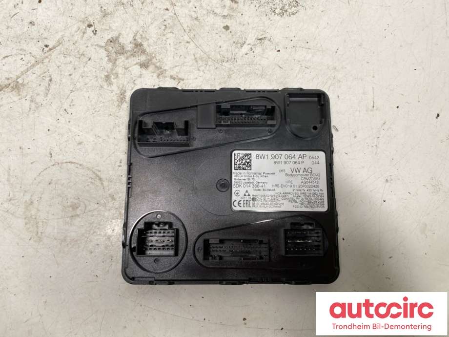 Styreenhet comfort (BCM) til Audi e-tron 2018-->> (8W1 907 064 AP|8W1 907 064 AH|8W1 907 064 DH| 8W1 907 064 P)