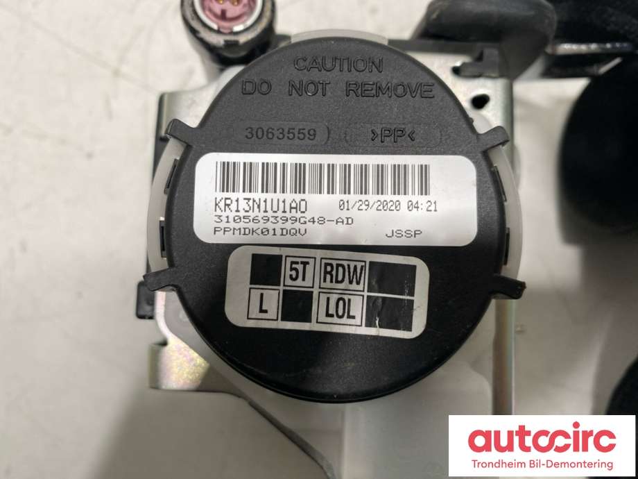 Sikkerhetsbelte bak høyre til Audi e-tron 2018-->> (4KE857805B|4KE 857 805 B|4KE857805B V04)