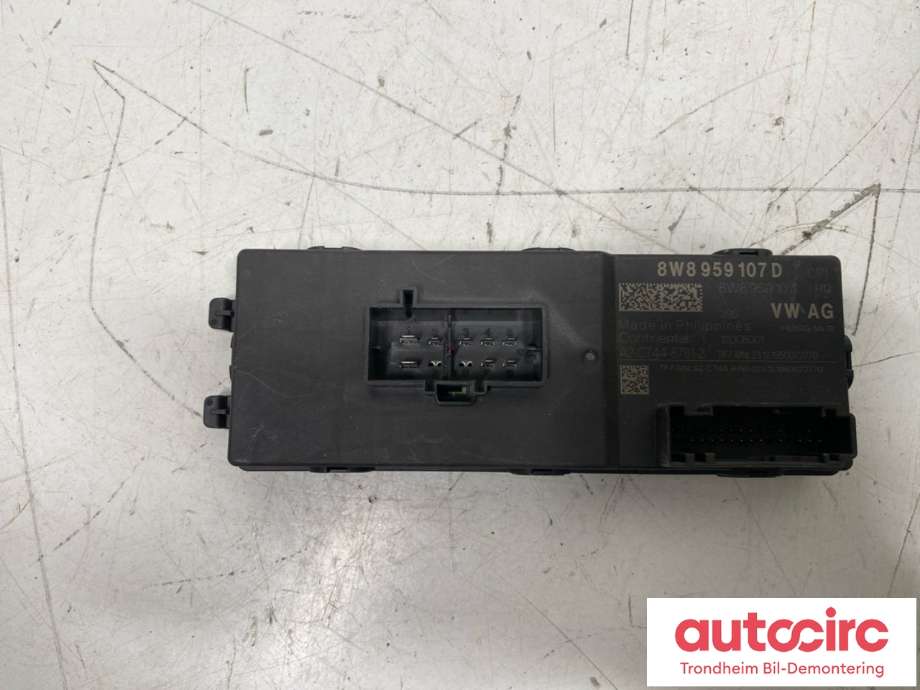 Styreenhet elektrisk bakluke til Audi e-tron 2018-->>  (CONTINENTAL|8W8959107D|8W8 959 107 D|A2-C744-8781-2)