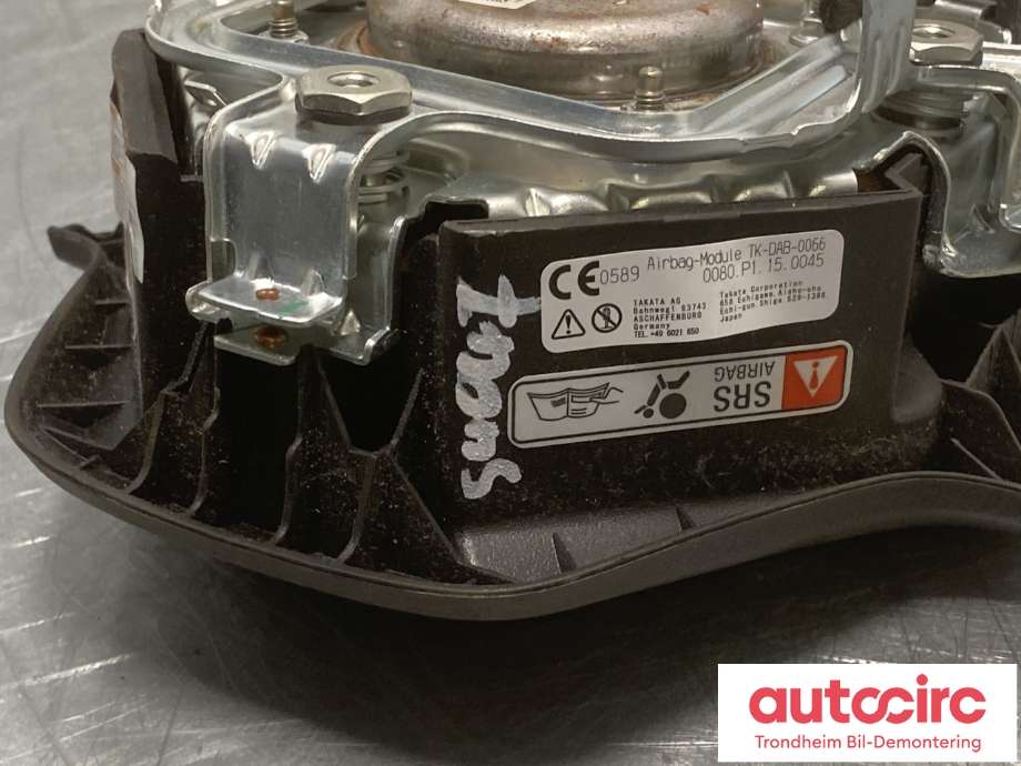 Airbag rattpute til Honda CR-V 2007-2012 (Type III)  (77810-SWA-E80ZA|77810SWAE80ZA|77800-SWA-E812-M1)