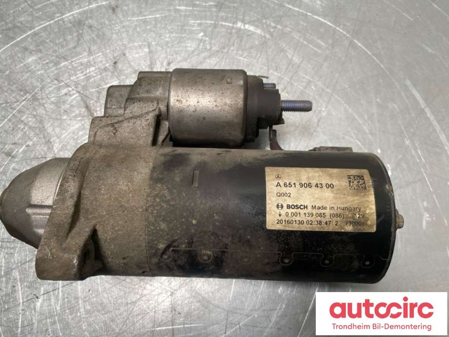 Starter diesel til Mercedes Vito 2014-->> (W447) (W447) (BOSCH|A6519064300|0001139085|)