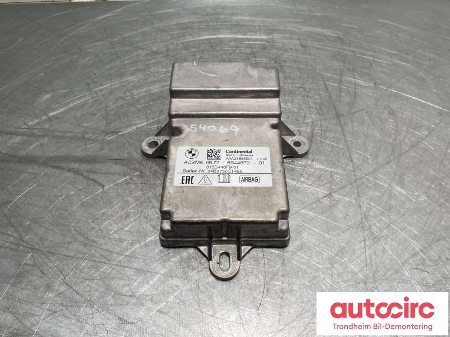 Styreenhet airbag hovedsensor til BMW i4, 2021-->> (G26) (G26) (65775B448F9)