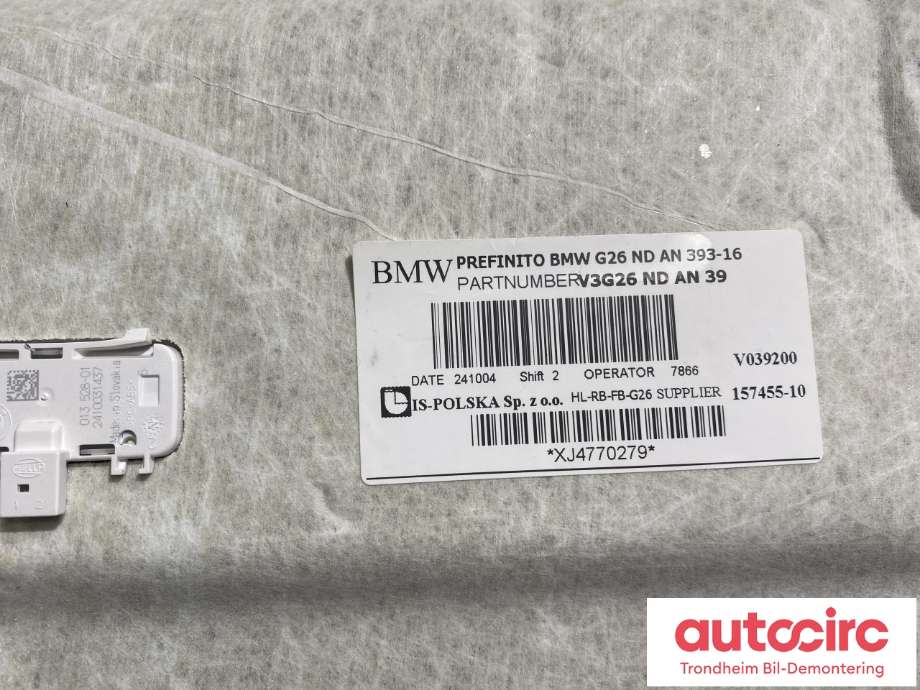 Taktrekk til BMW i4 2021-->> (G26) (G26) (41319625569|)