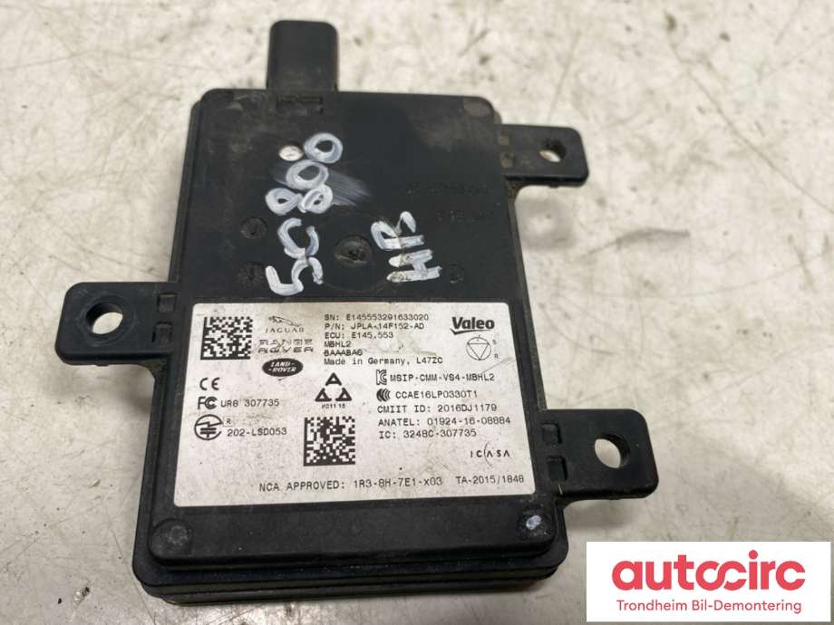 Sensor blindsone til Jaguar I-PACE 2018-->>  (VALEO|JPLA-14F152-AD|T4K5724|)