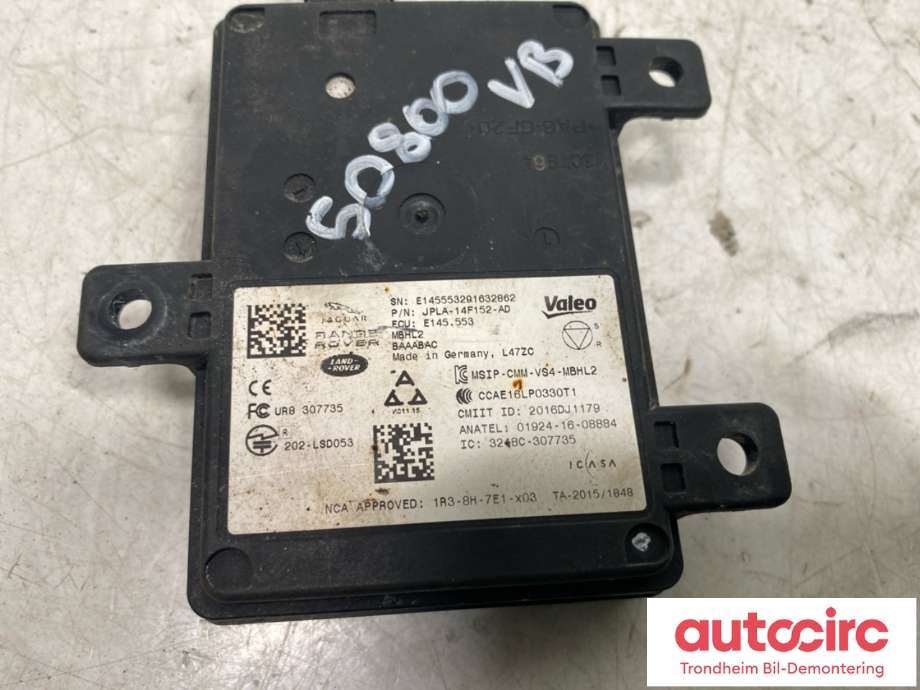 Sensor blindsone til Jaguar I-PACE 2018-->>  (VALEO|T4K5723|J9D314D453AH|JPLA-14F152-AD)