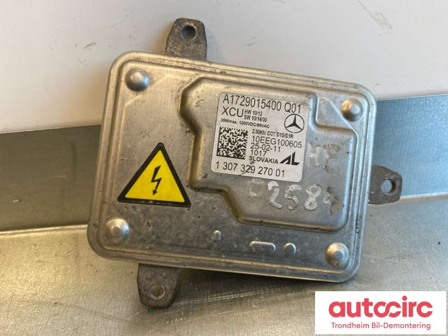 Styreenhet xenon/ballast til Mercedes C-Klasse 2011-2014 (Fase 2) (W204) (W204) (AL|A 172 901 54 00|A 166 900 28 00|)
