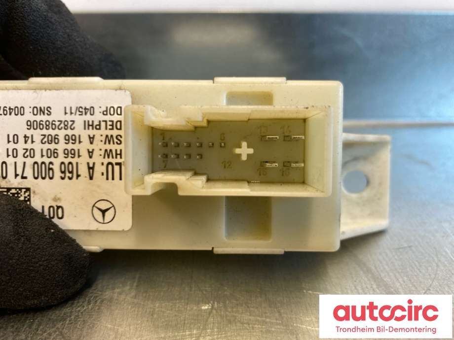Styreenhet lys (LCM - Light Control Module) til Mercedes C-Klasse 2011-2014 (Fase 2) (W204) (W204) (DELPHI|A1669007101|A 166 900 33 09|)