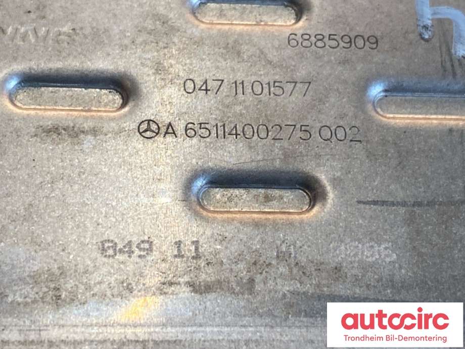 EGR-kjøler til Mercedes C-Klasse 2011-2014 (Fase 2) (W204) (W204) (A6511400275|A6511400675|A 651 142 24 80)