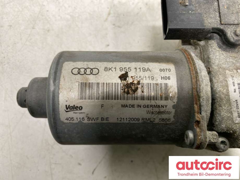 Viskermotor frontrute til Audi A4 2007-2014 (Type IV) (B8) (B8) (8K1 955 023 C|)