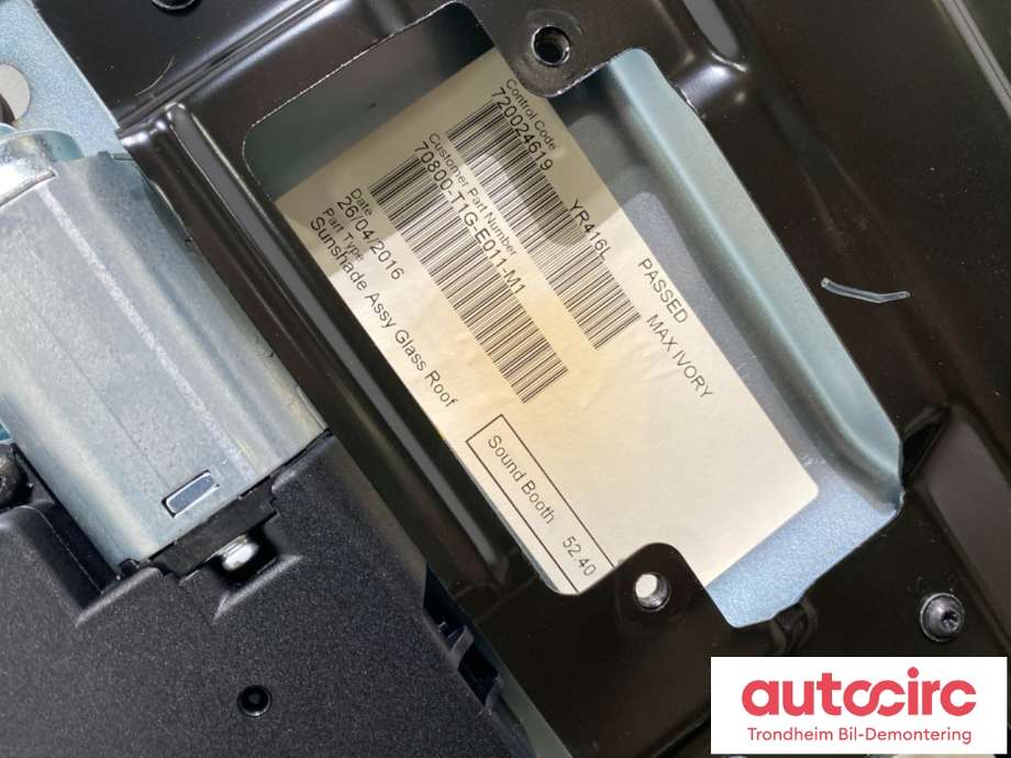 Takluke til Honda CR-V 2012-2018 (Type IV) (70100-T1G-E01|)