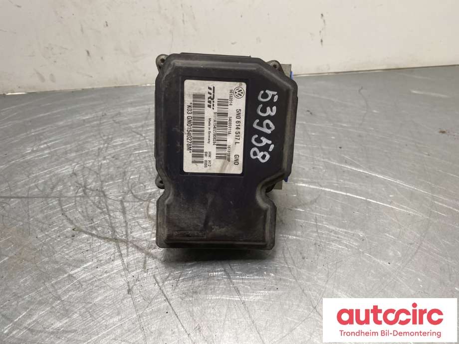 ABS sentral til VW Tiguan 2007-2011 (Type I, Fase 1) (TRW|5N0614517L|5N0 614 517 N|)