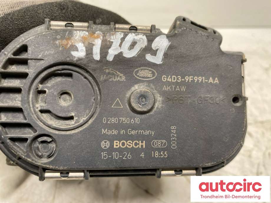Spjeldhus til Land Rover Range Rover, Evoque 2011-2019 (Type I) (BOSCH|LR073708|G4D39F991AA|105123472| G4D39F991AA| 0 280 750 610)
