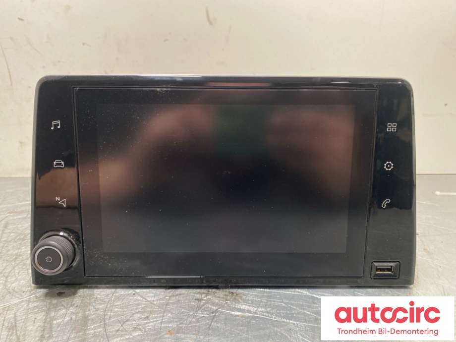 Bilstereo navigasjon skjerm til Peugeot Partner, 2019-->> (Type III)  (98345773ZD)