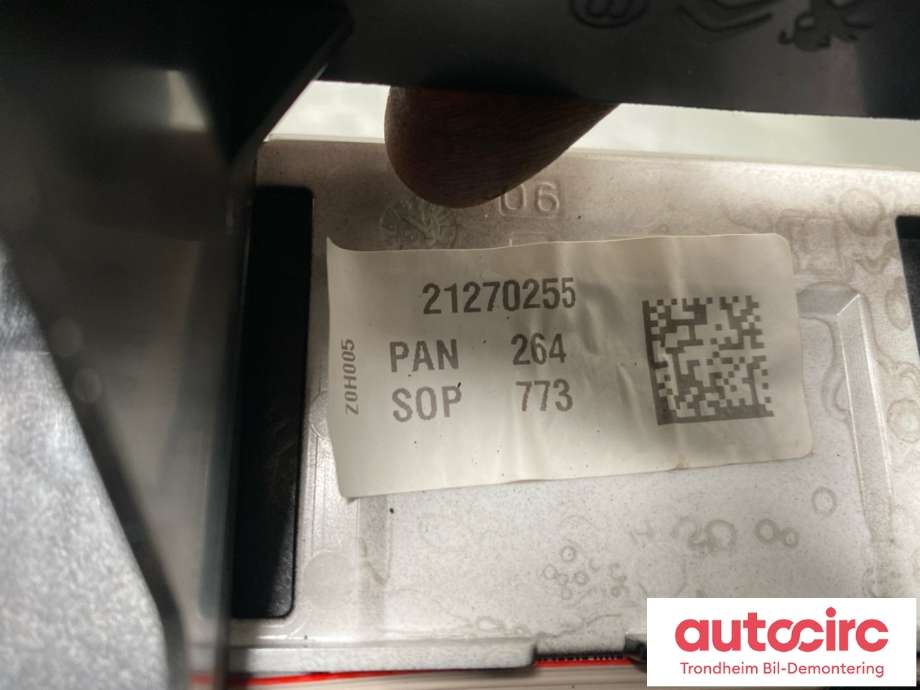 Bilstereo navigasjon skjerm til Peugeot Partner 2019-->> (Type III)  (98345773ZD|)