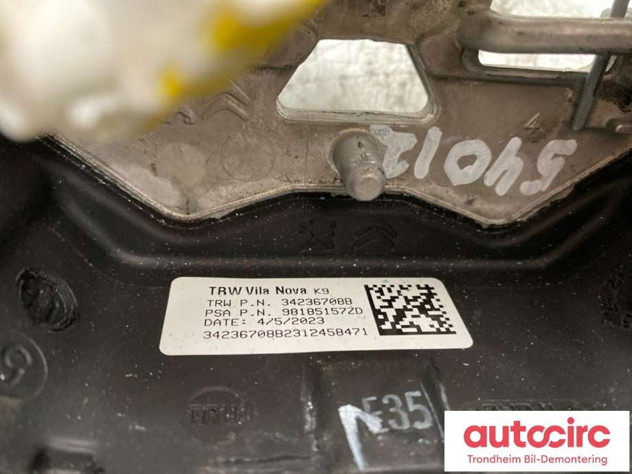 Ratt til Peugeot Partner 2019-->> (Type III) (98185157ZD|)