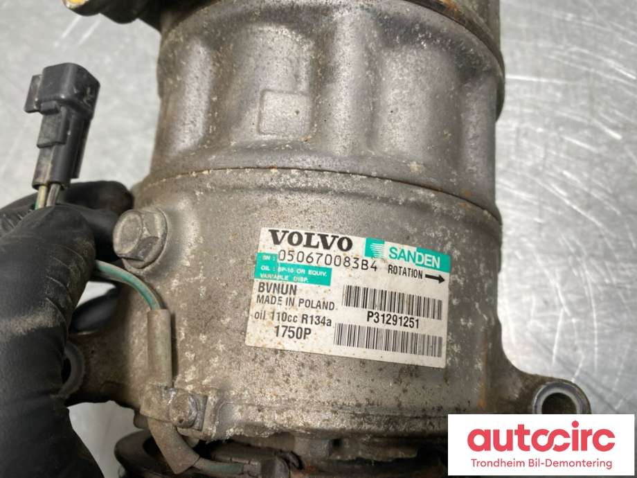 Aircondition kompressor til Volvo V40 2012-2019 (SANDEN|36001128|31291251|)
