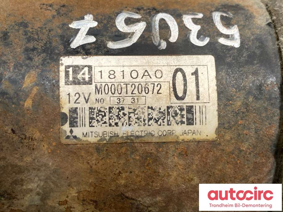 Starter til Mitsubishi Outlander 2003-2006 (Type I)  (1810A001|)