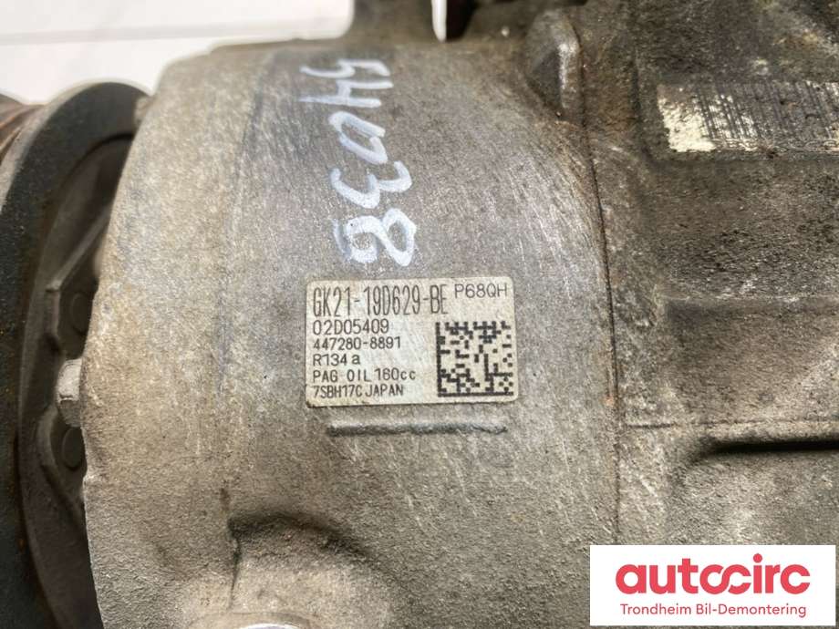 Aircondition kompressor til Ford Transit Custom 2013-2023 (Type I) (RMGK2119D629BE|2432506|2549221| RMGK2119D629BF)