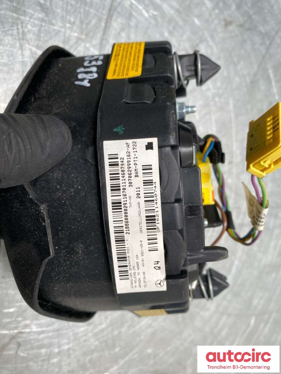 Airbag rattpute til Mercedes C-Klasse 2007-2011 (Fase 1) (W204) (W204) (A0008605203|A00086052039116|)