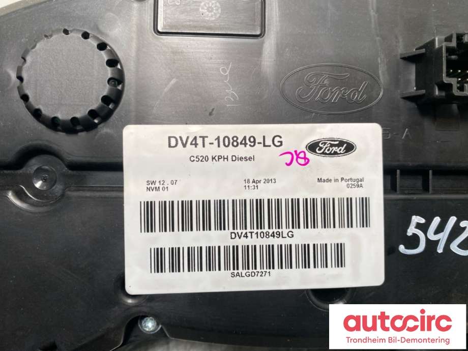 Instrumentpanel til Ford Kuga 2013-2019 (DV4T-10849-LG|FV4T-10849-LG|2052991)