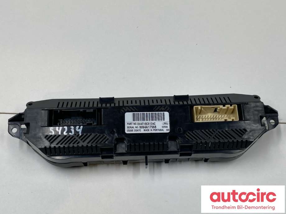 Varmeapparat betjening til Ford Kuga 2013-2019 (DV4T-18C612-AC|DV4T-18C612-AF|2056864)