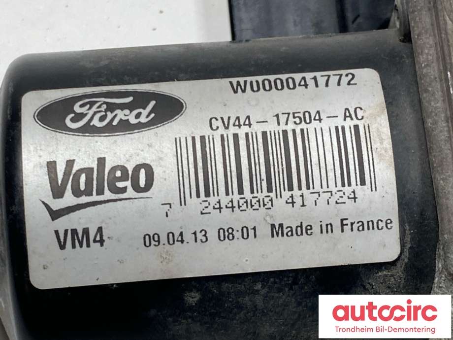 Viskermotor foran høyre til Ford Kuga 2013-2019  (VALEO|2081243|CV44-17504-AG|CV44-17504-AC)