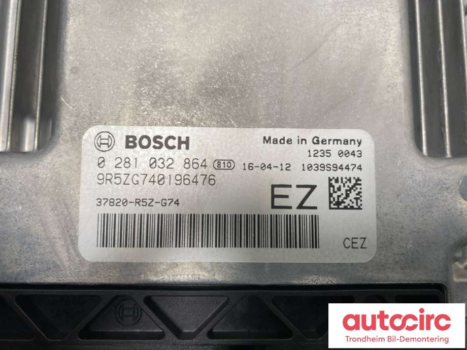 Styreenhet motor til Honda CR-V 2012-2018 (Type IV)  (BOSCH|37820-R5Z-G74|0281032864|)