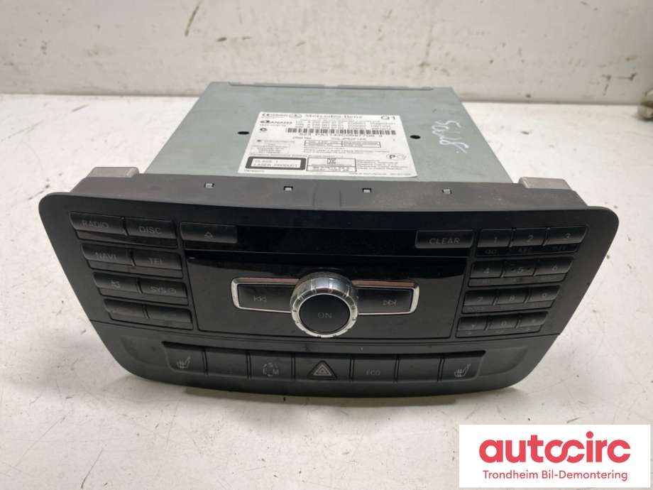 Bilstereo til Mercedes B-Klasse, 2011-2018 (W246) (W246) (ANATEL|A 246 900 57 07)