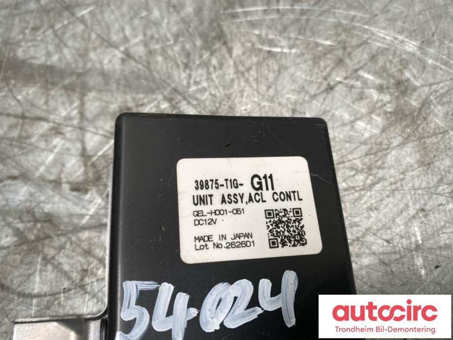 Styreenhet diverse til Honda CR-V 2012-2018 (Type IV) (39875T1GG11|39875-T1G-G11|)
