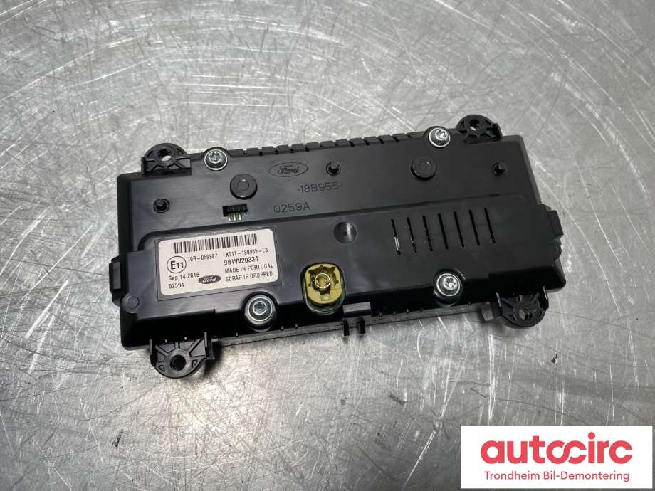 Multimedia display (MCU - Media Controller Unit) til Ford Transit Connect 2018-->> Type II, Fase 2  (2258924|KT1T-18B955-EB|)