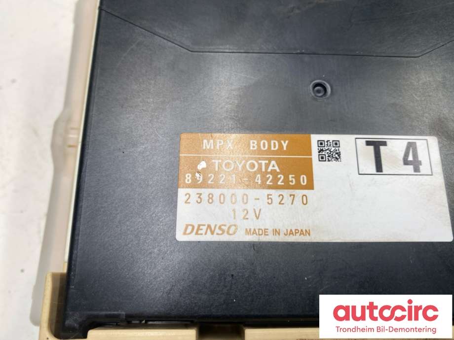 Styreenhet diverse til Toyota RAV4 2016-2019 (Type IV, Fase 2)  (8922142250|89221-42250|)