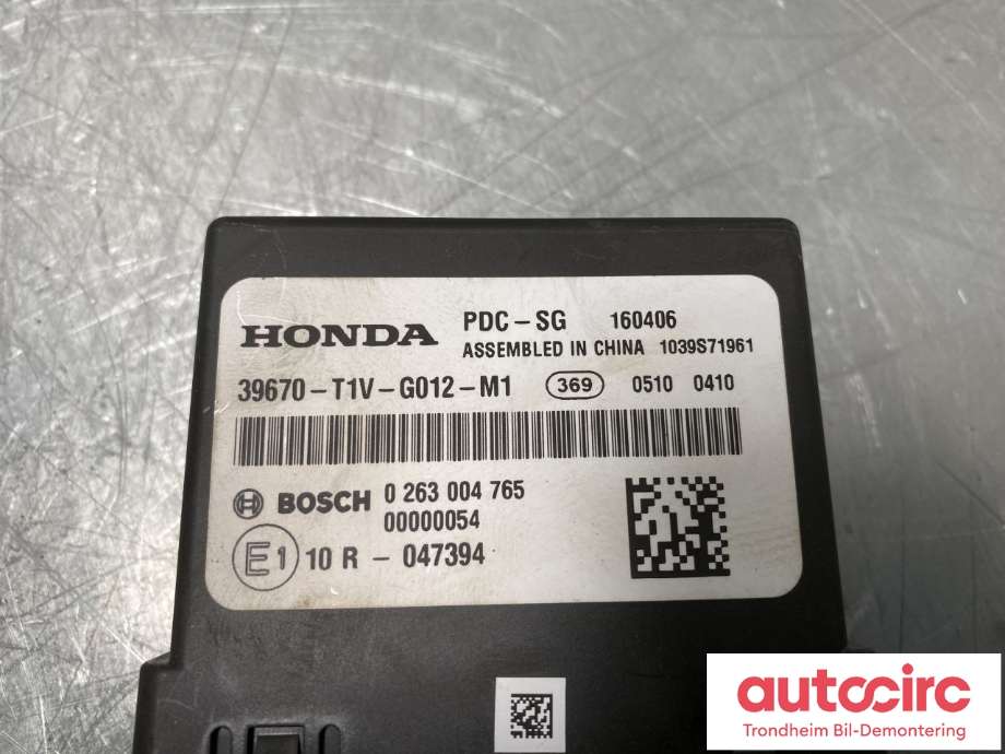 Styreenhet parkering til Honda CR-V 2012-2018 (Type IV)  (39670-T1V-G012|39670-T1V-G01|)