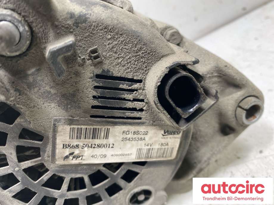 Dynamo diesel til Peugeot Boxer 2007-2013 (Type III, Fase 1)  (VALEO|16 132 725 80|)