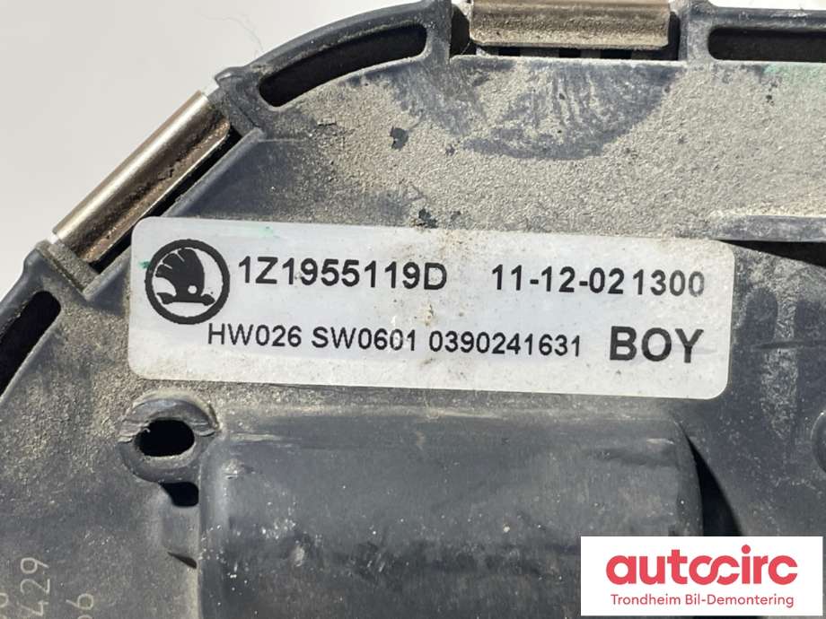 Viskermotor frontrute til Škoda Octavia 2009-2013 (Type II, Fase 2)  (1Z1955119D|)