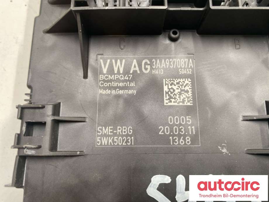 Styreenhet comfort (BCM) til VW Passat 2011-2015 (B7) (B7) (3AA937087A|3AA959433B|)