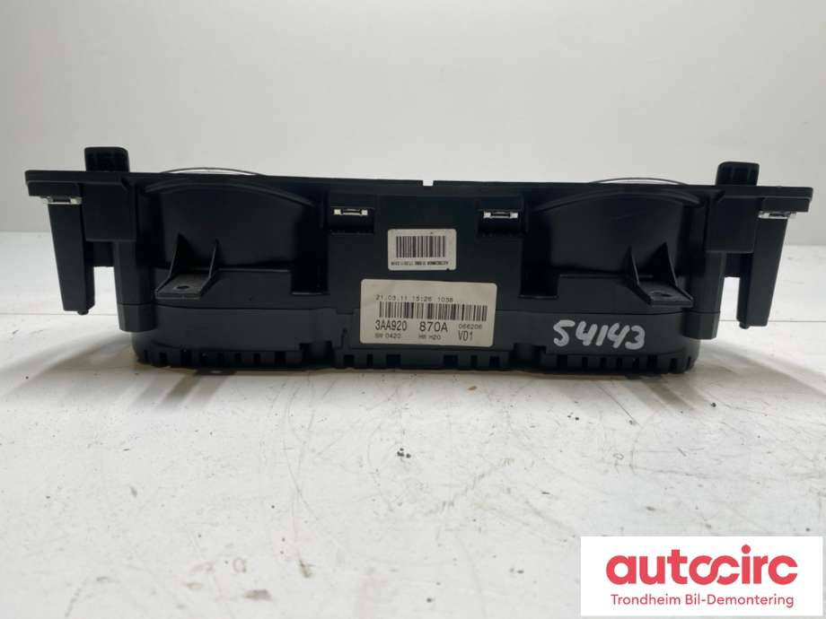 Instrumentpanel til VW Passat 2011-2015 (B7) (B7) (3AA920870A|3AA920870AX|)