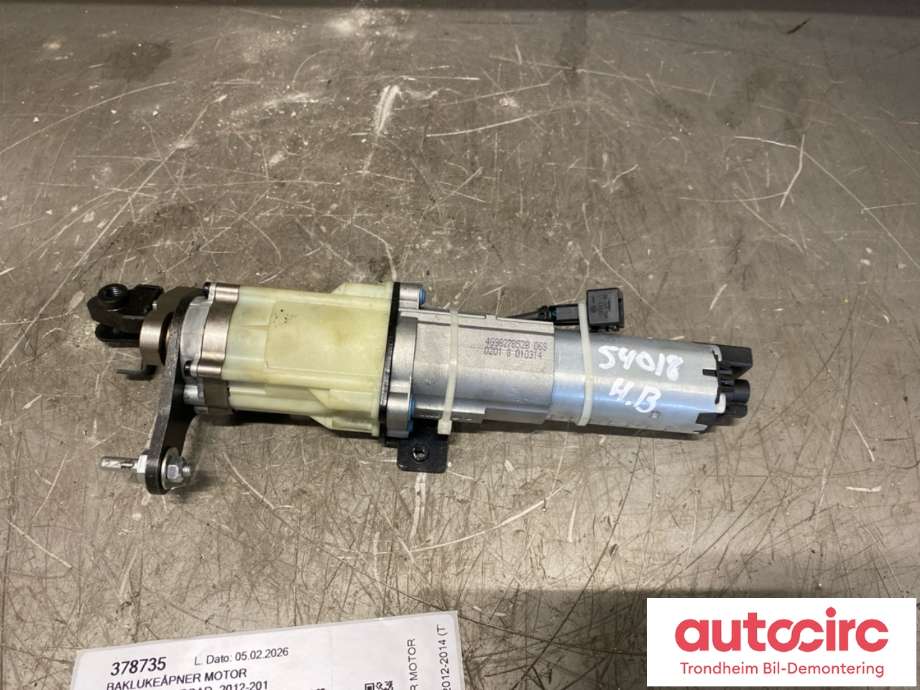 Baklukeåpner motor til Audi A6, Allroad, 2012-2014 (Type III, Fase 1) (C7) (C7) (HØYRE|4G9827852B)