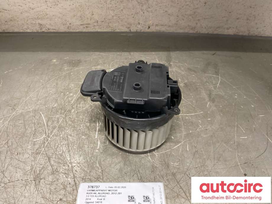Varmeapparat motor til Audi A6, Allroad 2012-2014 (Type III, Fase 1) (C7) (C7) (4H1820021B|4H1820021C|)