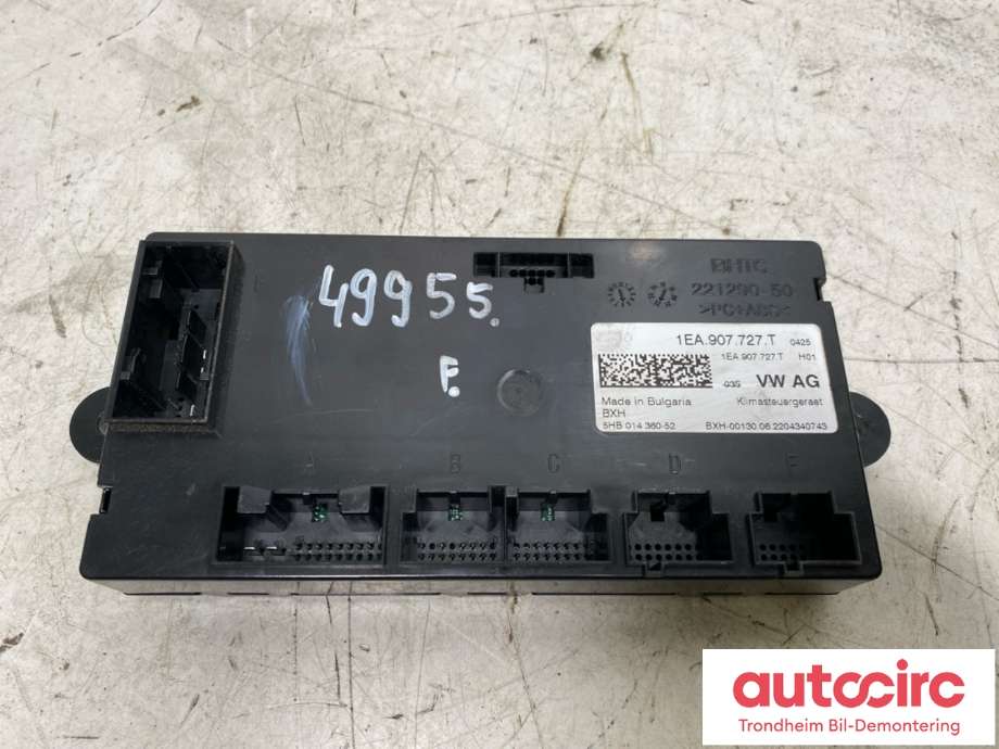 Styreenhet klima/aircondition til VW ID.4 2020-->>  (1EA907727T|1EA 907 727 AH|)