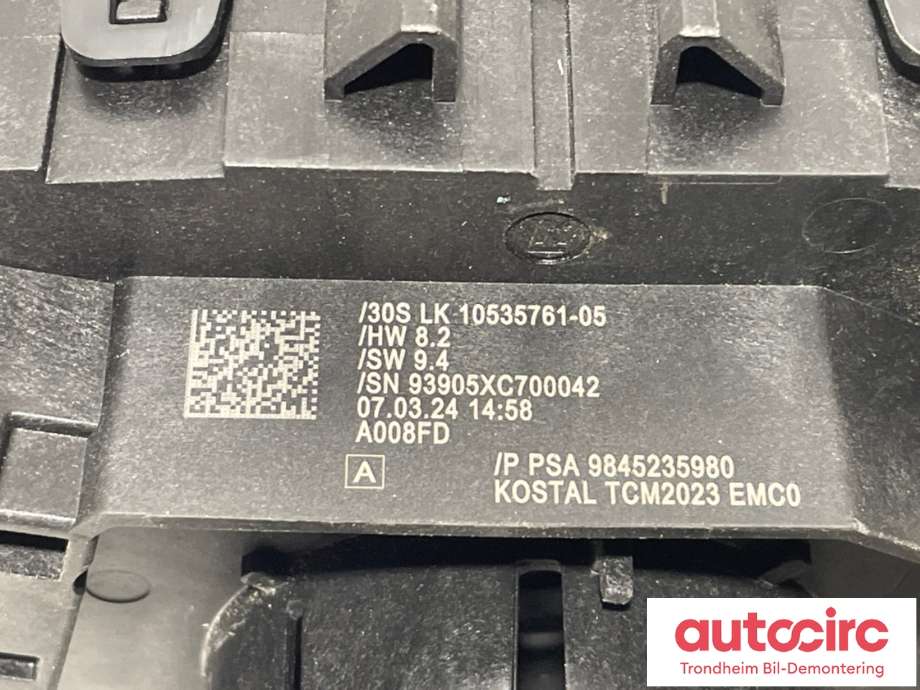 Bryter combi til Peugeot e-3008 2023-->>  (9845235980|)