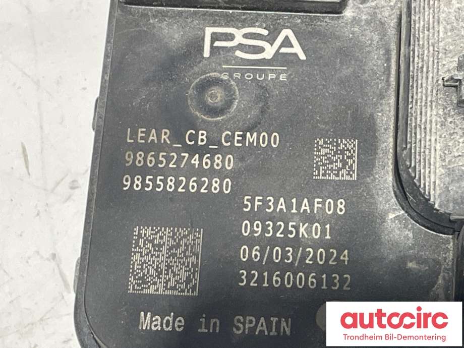 Styreenhet batteri til Peugeot e-3008 2023-->>  (9849349580|9855826280|)