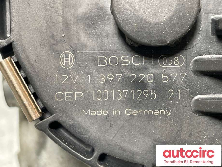 Viskermotor foran høyre til Peugeot 3008 2009-2016 (Type I)  (BOSCH|9671062380|3397021289|6405 PA)