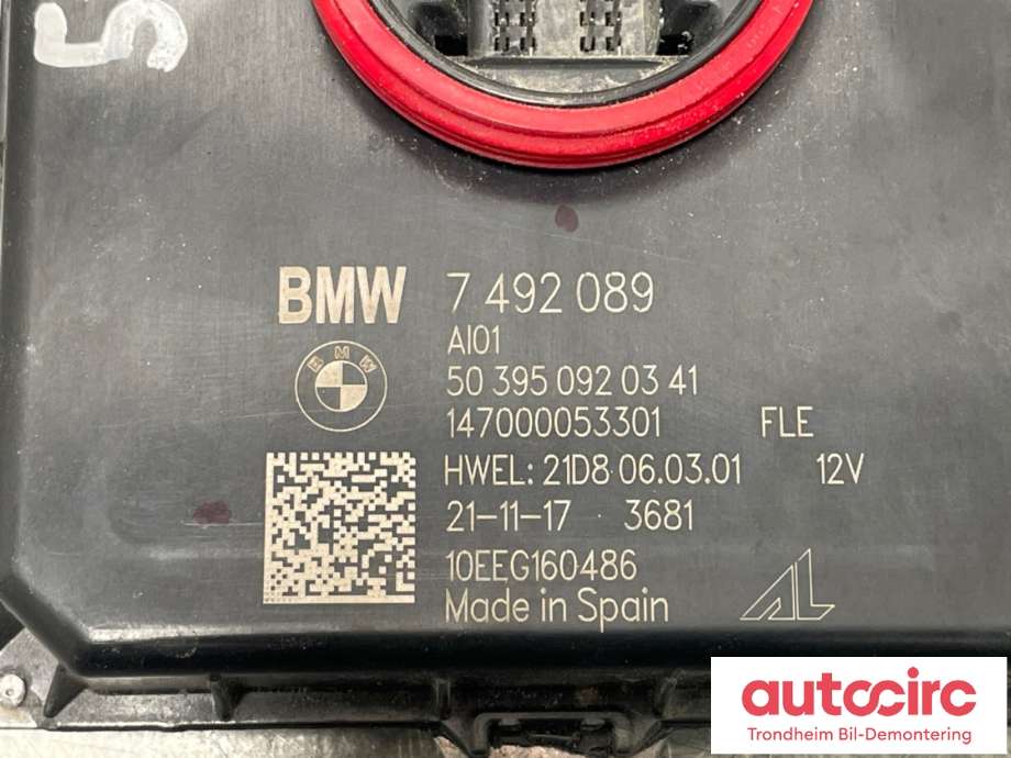 Styreenhet LED til BMW 2-Serie 2014-2021 (F22/F23) (F22/F23) (63117492089|7492089|)