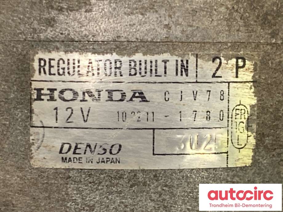 Dynamo til Honda HR-V 1999-2006 (Type I) (DENSO|31100-PEL-E01|31100PELE01|)